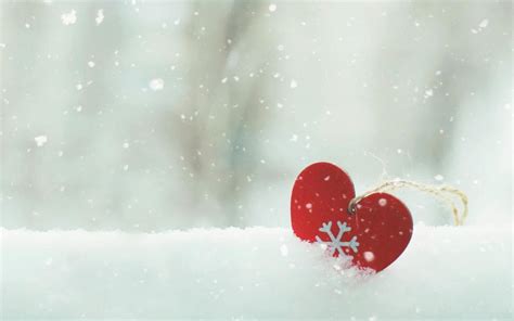 Snow Heart wallpaper | love | Wallpaper Better