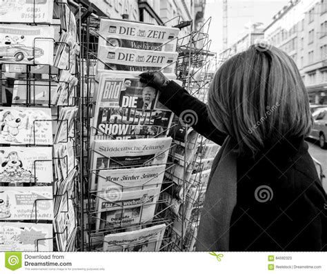 Woman Purchases a Bild Newspaper with the Trump Show Newspaper F Editorial Stock Photo - Image ...