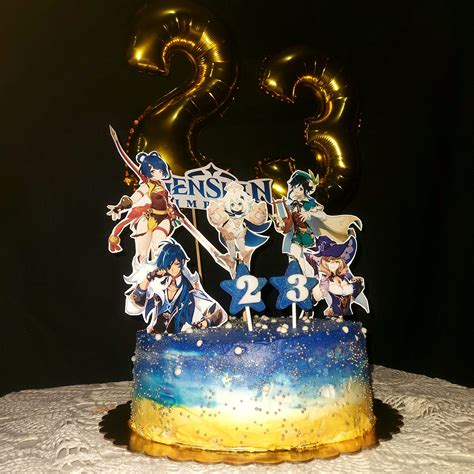Genshin Birthday Cake Genshin Impact Official Community - AriaATR.com