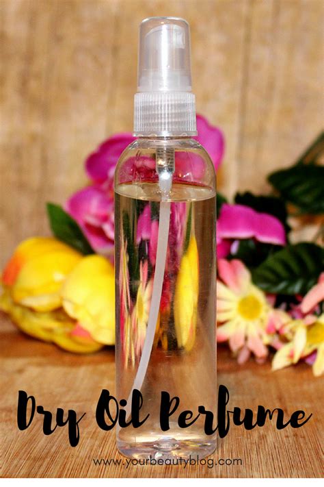 DIY Dry Oil Perfume Spray Recipe - Everything Pretty