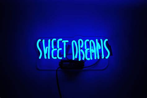 Sweet Dreams Neon Sign | Neon signs, Blue aesthetic, Neon aesthetic