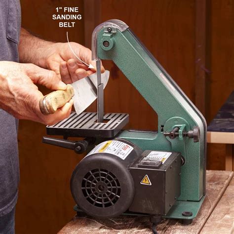 How To Use A Belt Sander To Sharpen Knives