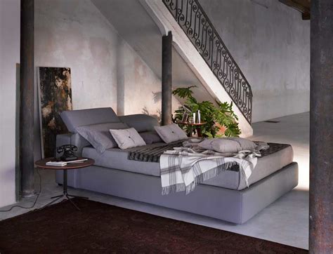 Modern Grey Platform bed with Storage MJ087 | Contemporary Bedroom