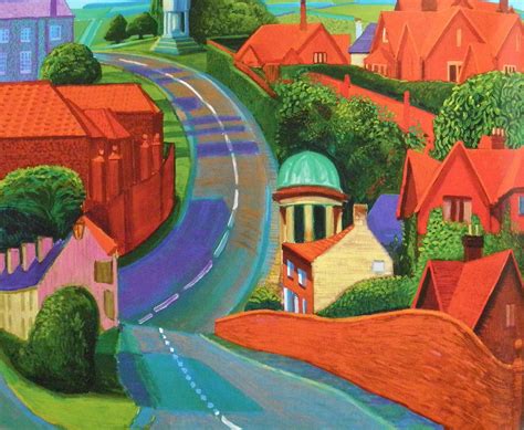 David Hockney The Road to York door Sledmere 1997 Herdruk | Etsy