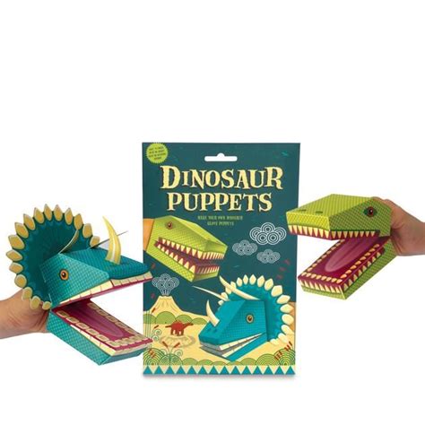 Build Your Own Dinosaur Puppets | Dinosaur puppet, Puppets, Kids playing