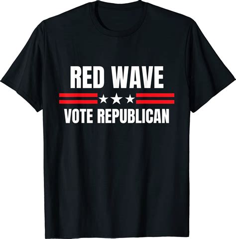 Vote Republican Red Wave Conservative Trump Supporter USA 2022 Shirt