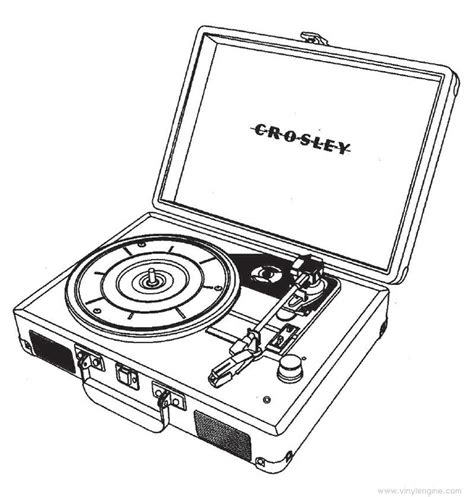 Crosley Radio CR8005A Manual - Portable Turntable - Vinyl Engine