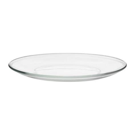 IKEA OPPEN - Plate, clear glass - 23 cm Ikea http://www.amazon.co.uk/dp/B00GMMCZUI/ref=cm_sw_r ...