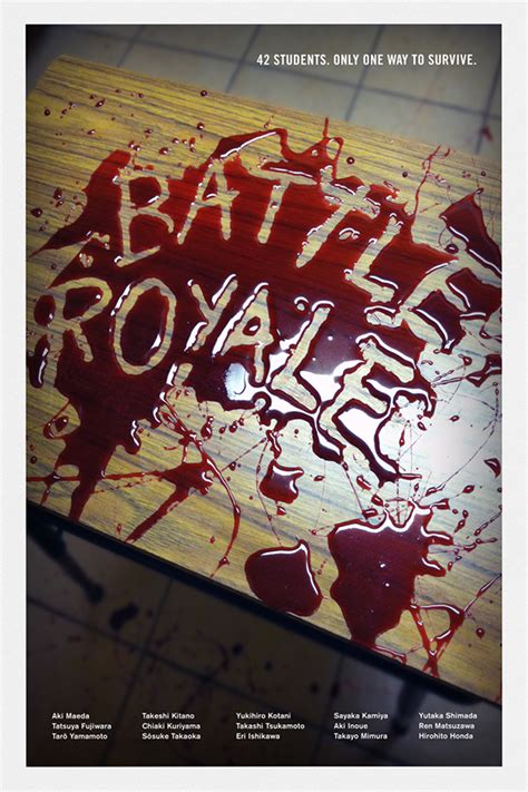 Battle Royale movie poster on Behance