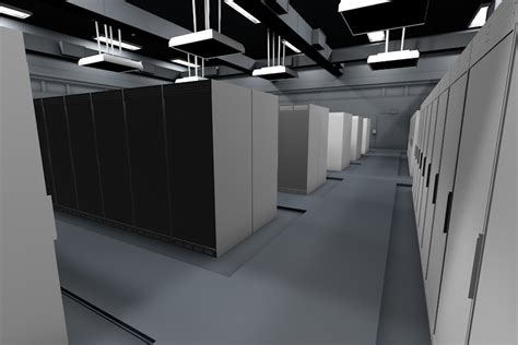 Data Center 3D Model $99 - .c4d .obj .fbx .dae .3ds - Free3D