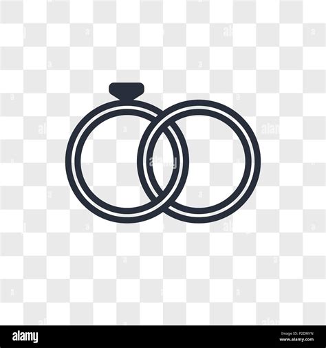 marital status vector icon isolated on transparent background, marital status logo concept Stock ...