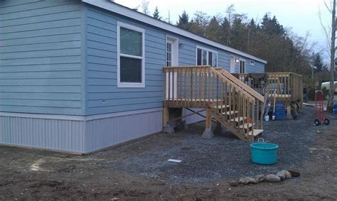 Vinyl Mobile Home Skirting Kit Outside Nanaimo - Get in The Trailer