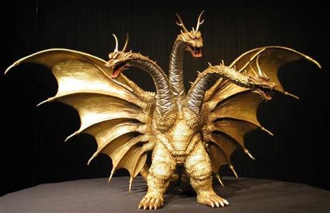 Grand King Ghidorah (resin model sculpted by Akira Ibaraki) - M-Arts ...