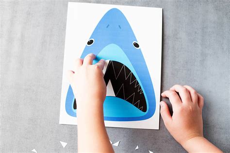 Find Sharky's Teeth: Printable Shark Game — All for the Boys