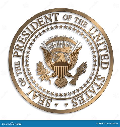 US Presidential Seal Color Vector Illustration | CartoonDealer.com #76968552