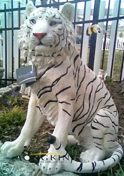 White tiger statue - custom made|garden animal decorate