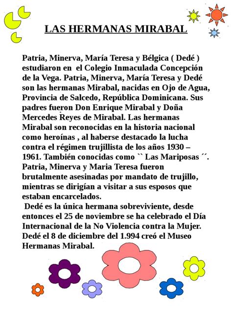 Las hermanas Mirabal by Angelina Vega Angel - Issuu