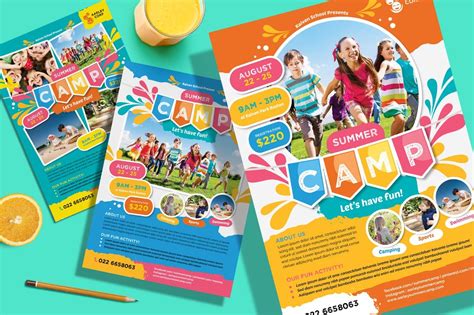 Kids Summer Camp Flyer Template PSD. Download Summer Camps For Kids, Summer Activities For Kids ...