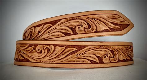 Custom Hand Tooled Leather Belts