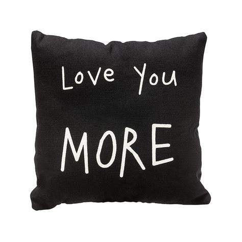 Love you more pillow square | Throw pillows, Love you more, Pillows