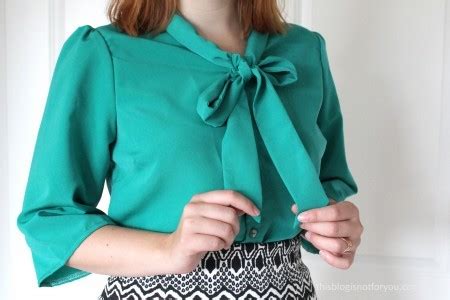 Lottie Blouse Hack and Mini Pencil skirt – This Blog Is Not For You