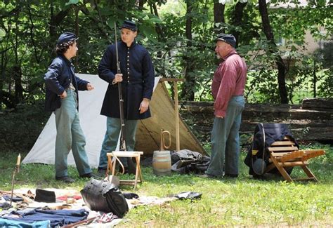 Civil War Reenactment Camp — Ellington Historical Society