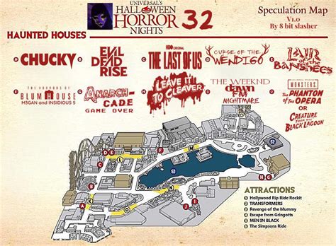 An unofficial hhn 2023 spec map I made based on my personal guesses for this year. (THIS IS NOT ...