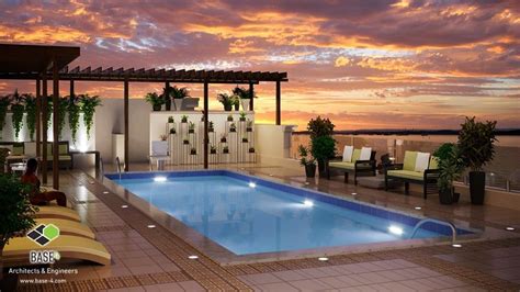 HOTEL ROOFTOP POOLS: DESIGN CONSIDERATIONS - Base4 | Rooftop pool ...