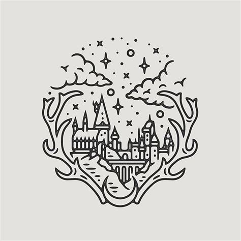 Did a Hogwarts piece because I'm still in Harry Potter mode after Fantastic Beasts yesterday! # ...