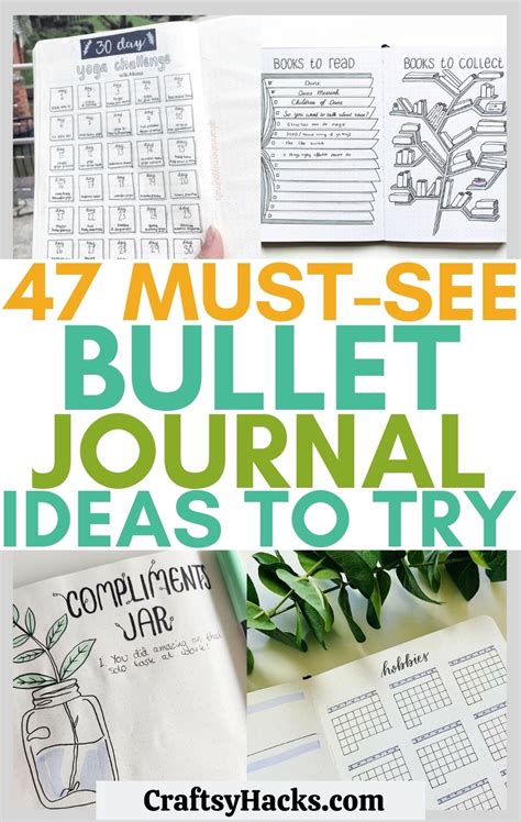 47 Amazing Bullet Journal Ideas You Need to Steal - Craftsy Hacks