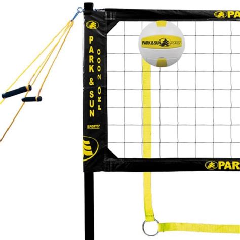 Park & Sun Sports Spec-Pro-BK Outdoor Volleyball Net Post, Black - Walmart.com