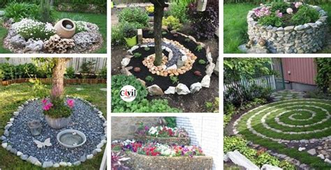 30 Wonderful DIY Ideas With Stone Flower Beds | Engineering Discoveries