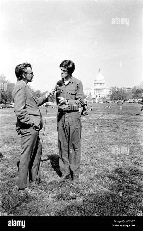 GOING UPRIVER: THE LONG WAR OF JOHN KERRY, John Kerry being interview ...