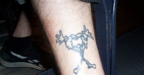 Tattoosday (A Tattoo Blog): Tom's Pearl Jam Stickman Tattoo