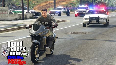 GTA 5 FiveM Police Roleplay - Motorcycle Hit & Run On A Deputy Sheriff - KUFFS Multiplayer #215 ...