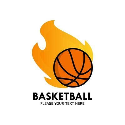 Basketball On Fire Logo Vector Art, Icons, and Graphics for Free Download