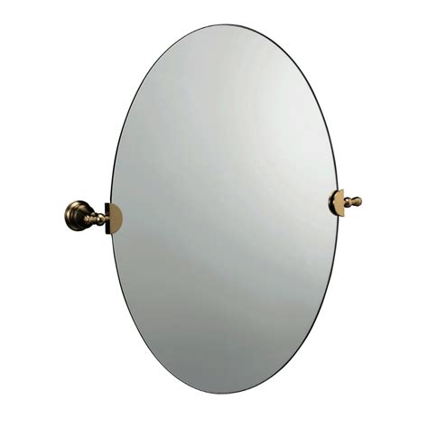 KOHLER Antique Vibrant Brushed Bronze Oval Bath Mirror at Lowes.com