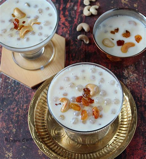 Chowari/Sago Pearls Payasam- Easy Large Pearl Tapioca Pearls Pudding