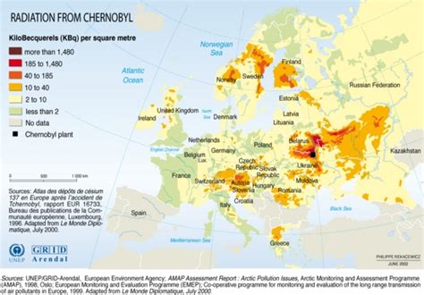 Chernobyl Disaster Map