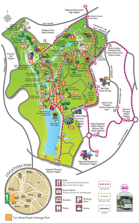 Botanical Garden Singapore Map - Steven and Johns Garden