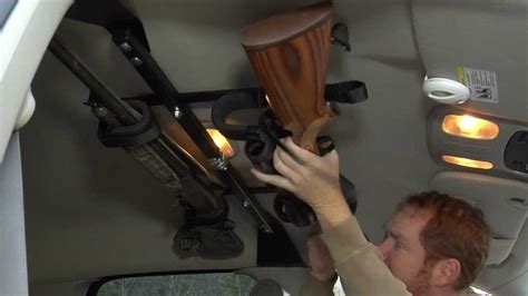 Center-Lok: Overhead Gun Rack for Trucks - YouTube