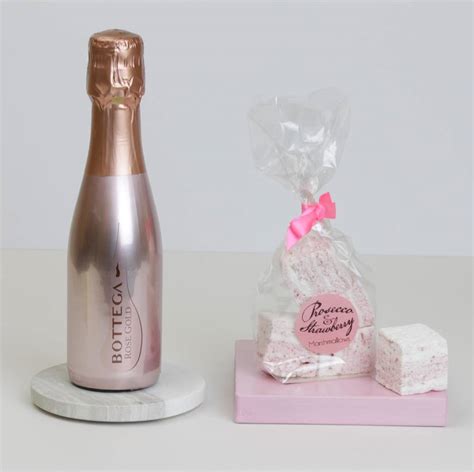 pink fizz gift box with pink prosecco by hearth & heritage | notonthehighstreet.com