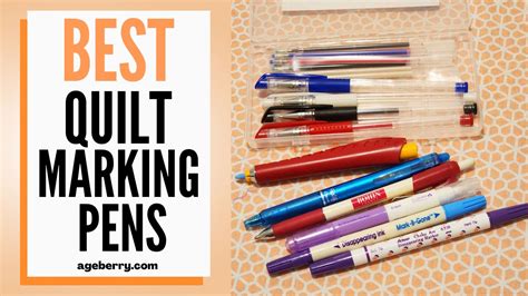 Your Guide For Choosing The Best Quilt Marking Pens For Every Project