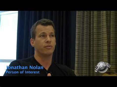 Person of Interest - Jonathan Nolan - Executive Producer - YouTube