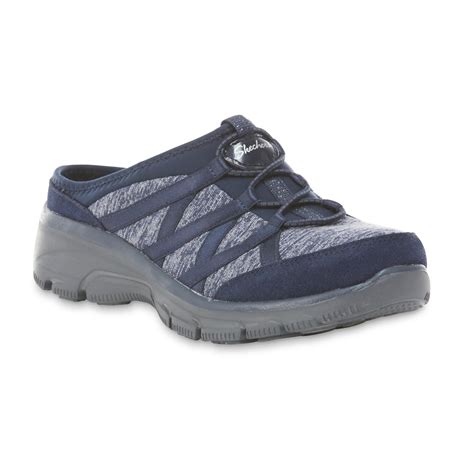 Skechers Women's Easy Going Rolling Navy Clog Sneaker