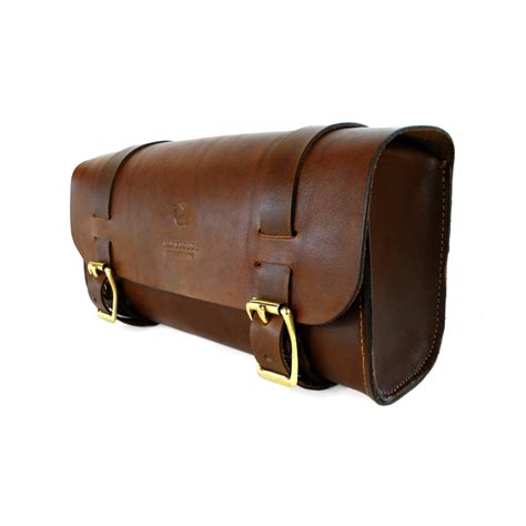 Leather Motorcycle Handlebar Bag - Motorcycle You