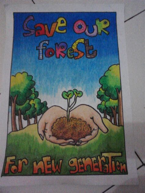 Poster 'SAVE OUR FOREST' | \(^o^)/