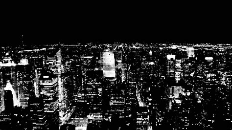 Download Black And White Sparkling New York At Night Wallpaper ...