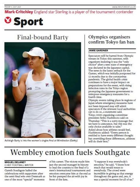 Friday's sports pages - BBC Sport