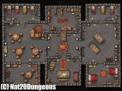 Guild Hall Tavern Battle Map, Dnd Battle Map, D&D, Battlemap, Dungeons ...